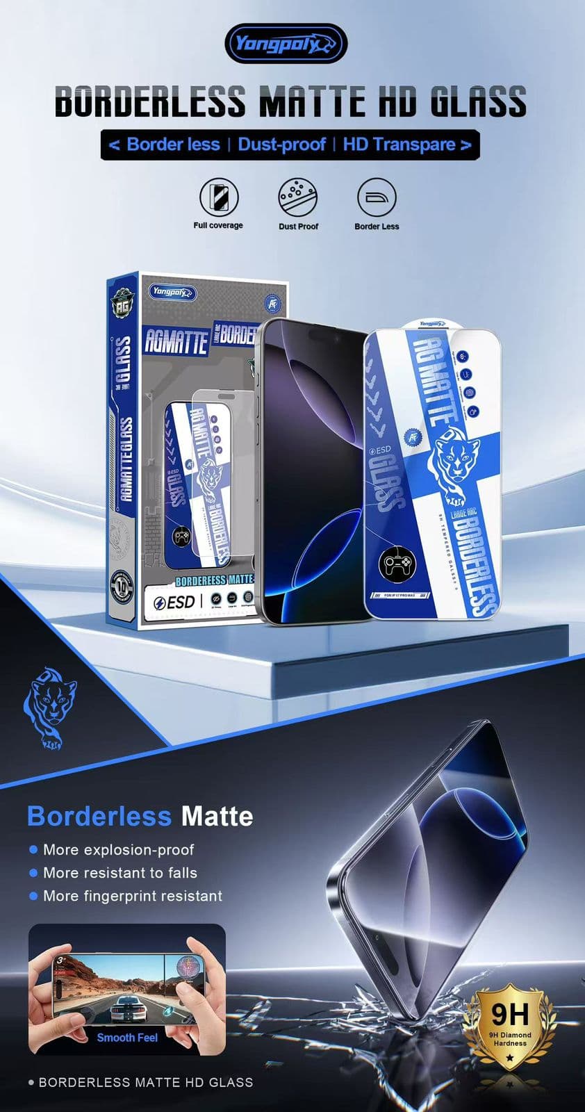 Borderless AG Matte logo